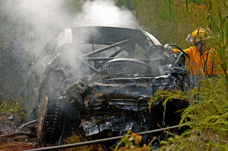 Illustration for article titled WRC Most Spectacular Crashes